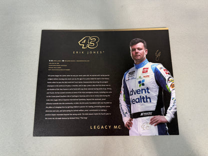 Erik Jones #43 2024 Advent Health Nascar Hero Card