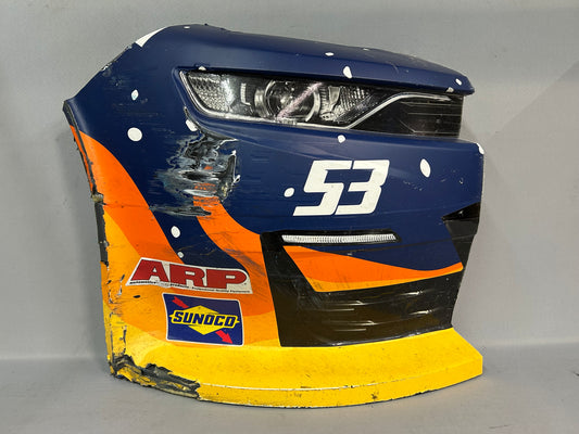 Patrick Emerling #53 2023 Texas Space Beans Nascar Nose Corner
