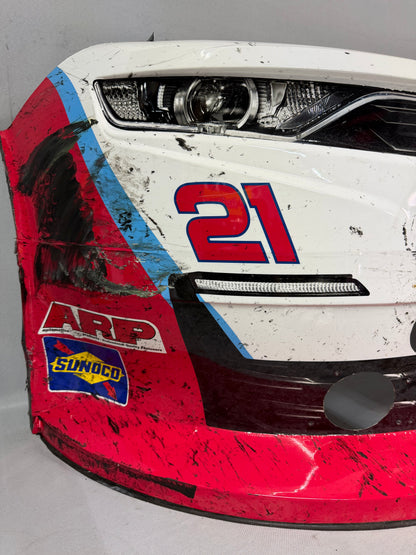 Austin Hill #21 2025 Martinsville Global Industrial Nascar Front Nose