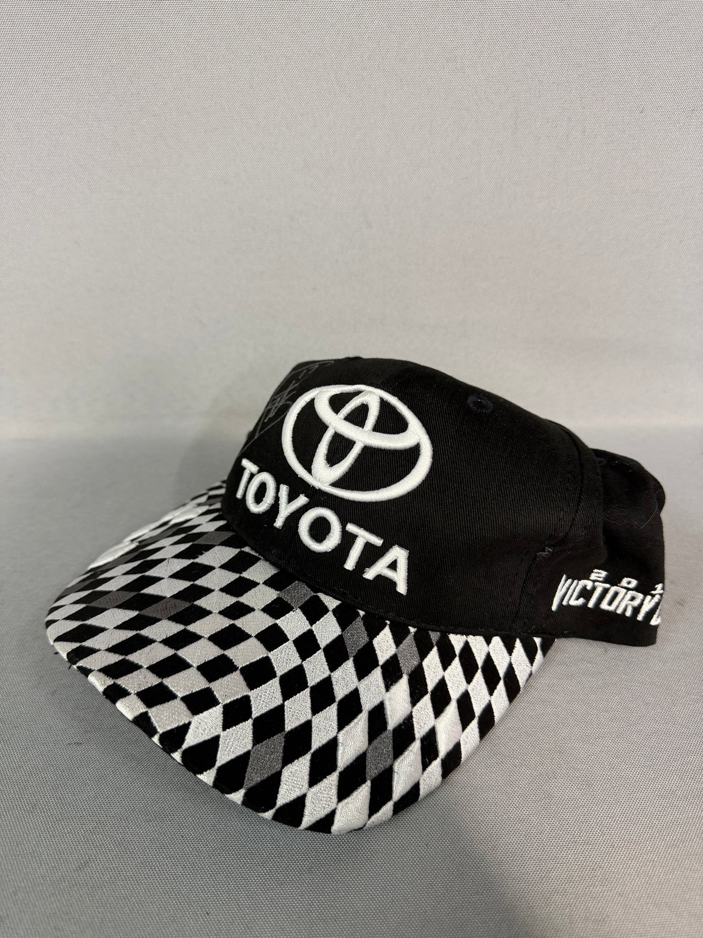 Timothy Peters #17 2013 Iowa Toyota Racing Nascar Autographed Victory Lane Hat