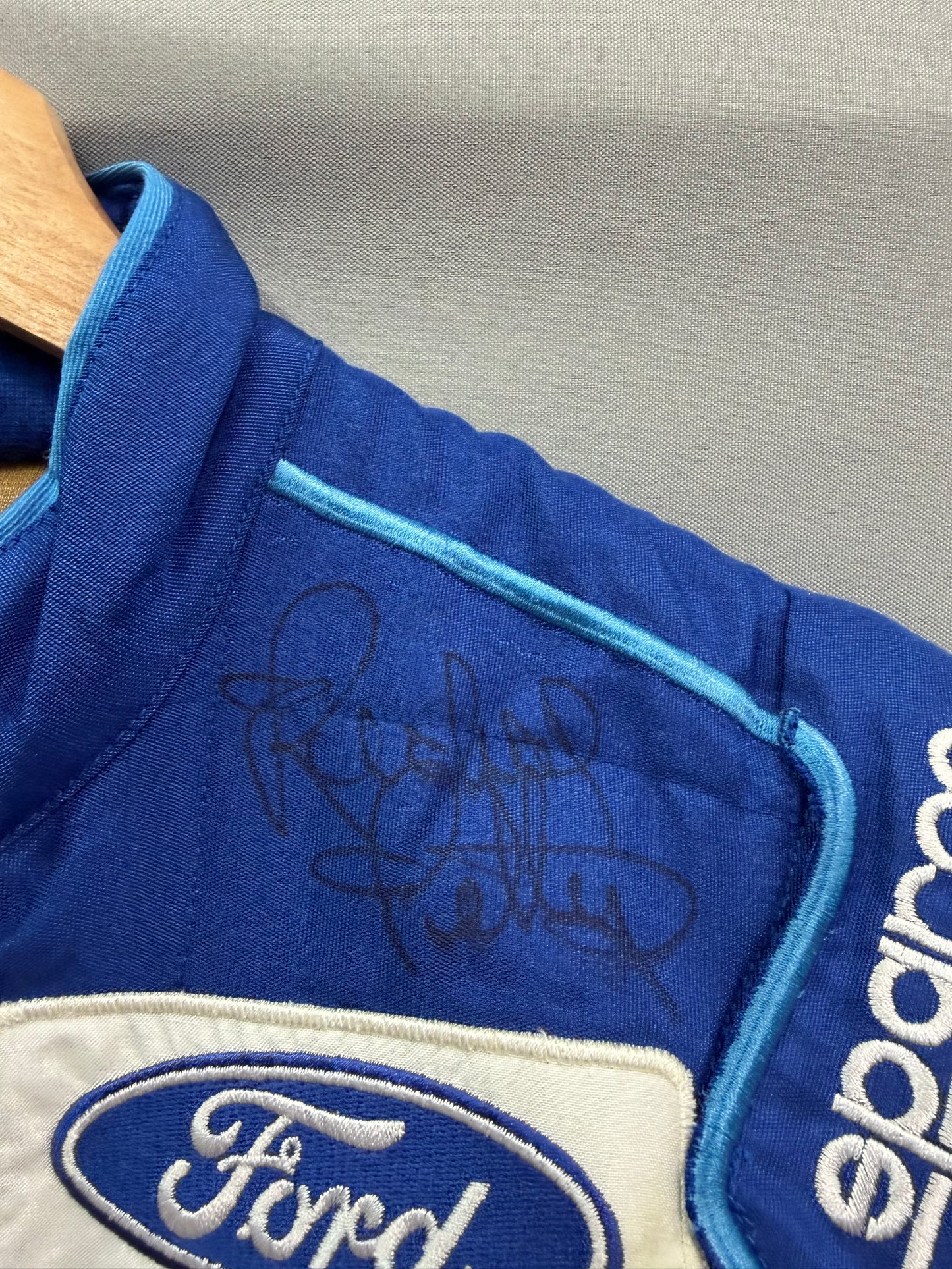 Aric Almirola #43 2016 Darlington STP Nascar Autographed Driver Firesuit