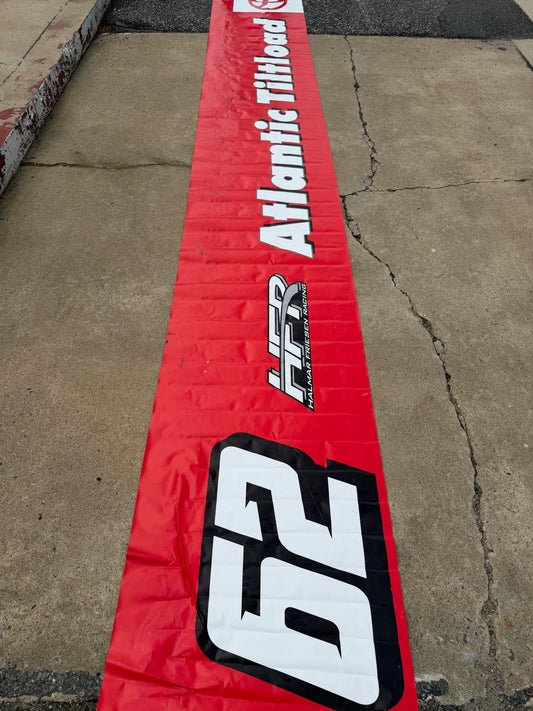 Cole Butcher #62 2025 Atlantic Tiltload Nascar Pit Wall Banner