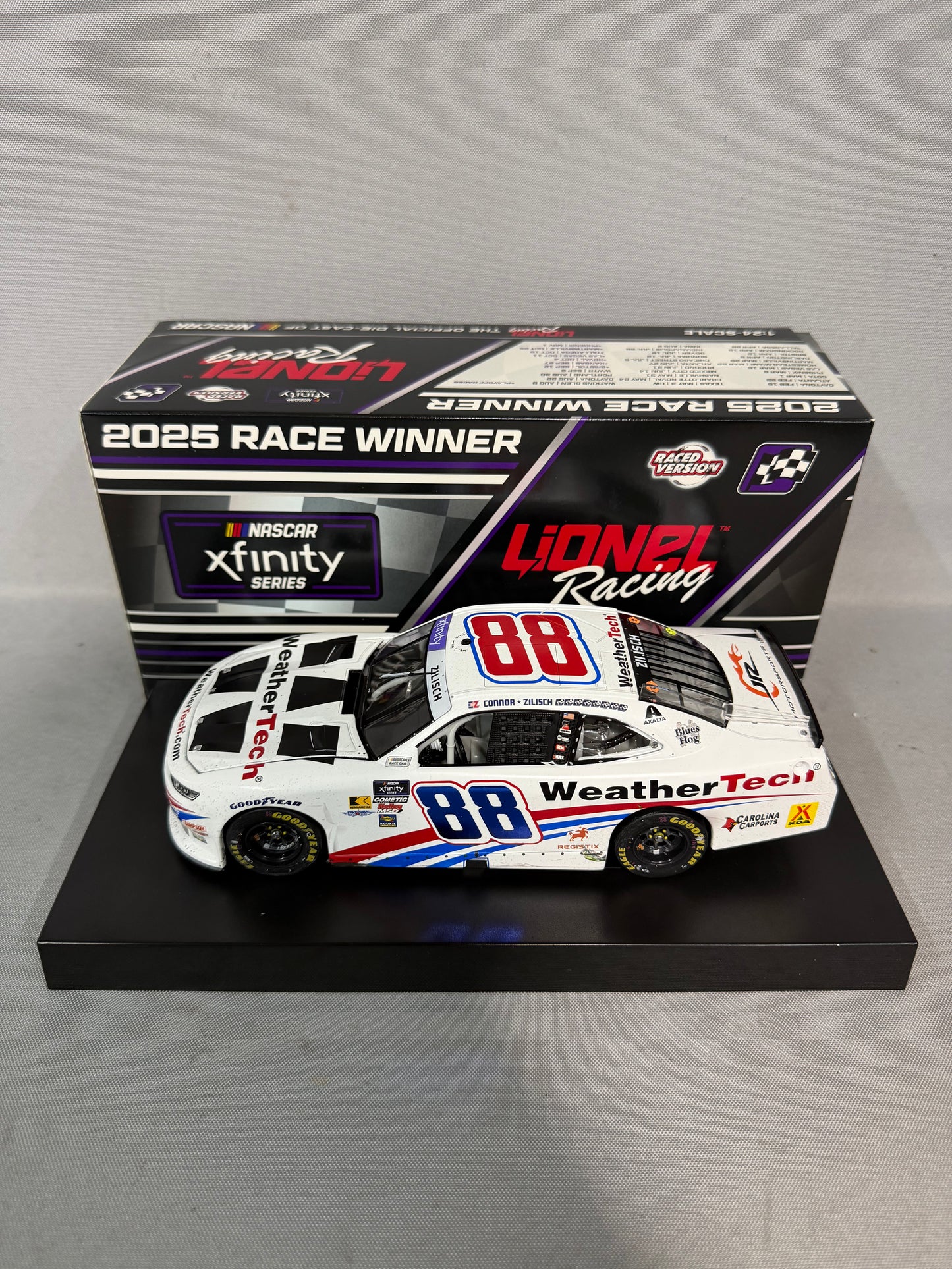Connor Zilisch #88 2025 Portland Win Weathertech Nascar Diecast