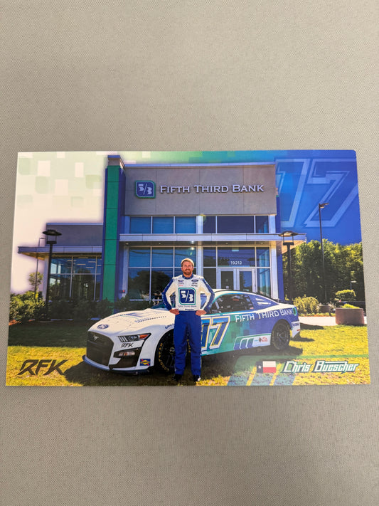 Chris Buescher #17 2022 Fifth Third Bank Nascar Hero Card