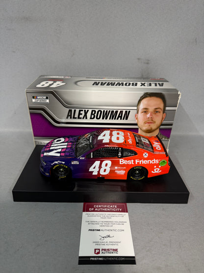 Alex Bowman #48 2021 Ally Best Friends Nascar Autographed Diecast
