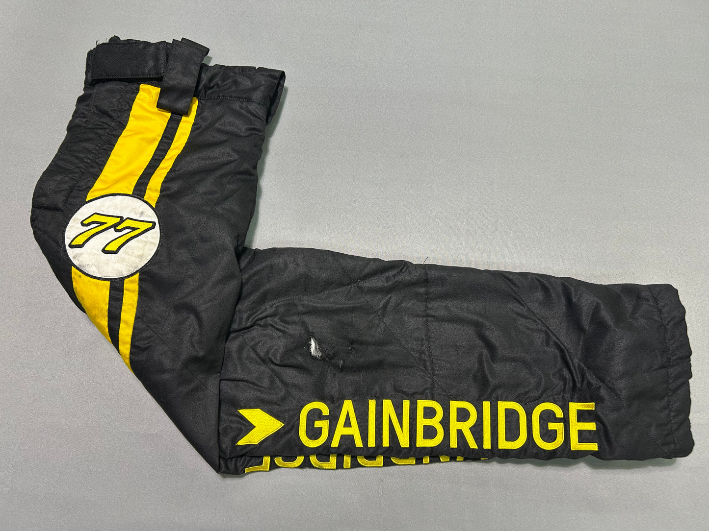 Carson Hocevar #77 2024 Gainbridge Nascar 2 Piece Crew Firesuit C-48 W-42 L-32