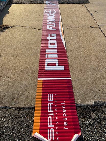 Sammy Smith #7 2024 Martinsville Pilot Flying J Nascar Pit Wall Banner