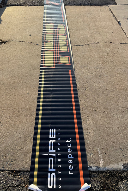 Sammy Smith #7 2024 Wilkesboro TMC Transportation Nascar Pit Wall Banner