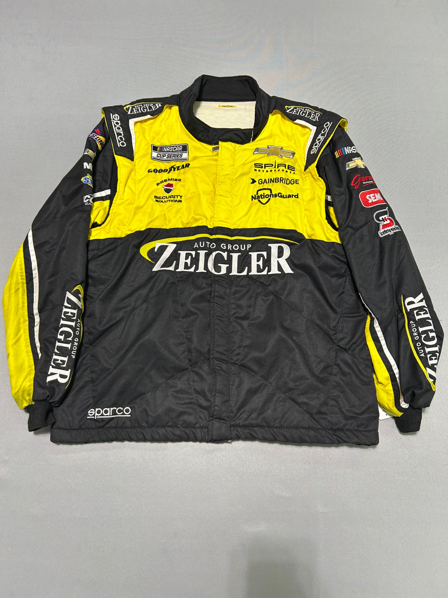 Carson Hocevar #77 2024 Ziegler Nascar 2 Piece Crew Firesuit C-46 W-40 L-31