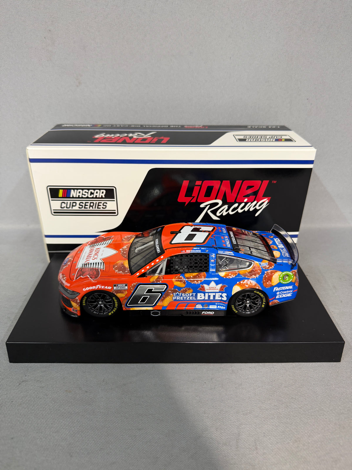 Brad Keselowski #6 2024 Kings Hawaiian Pretzel Bites Nascar Diecast