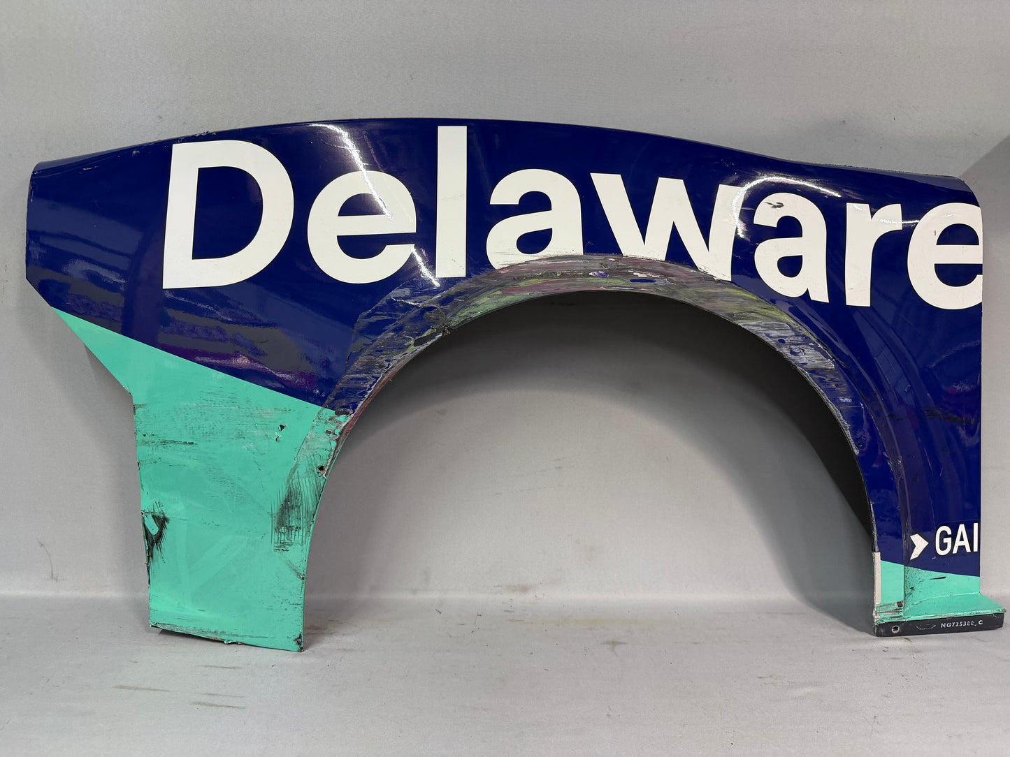 Carson Hocevar #77 2025 Bowman Gray Clash Delaware Life Nascar Quarter Panel