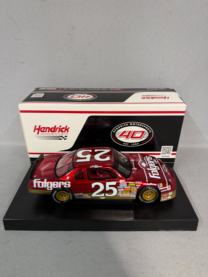 Ken Schrader #25 1989 Charlotte Win Folgers Liquid Color Nascar Diecast