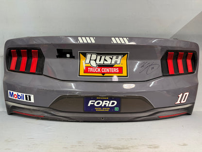 Noah Gragson #10 2024 COTA Rush Truck Centers Nascar Autographed Rear Bumper