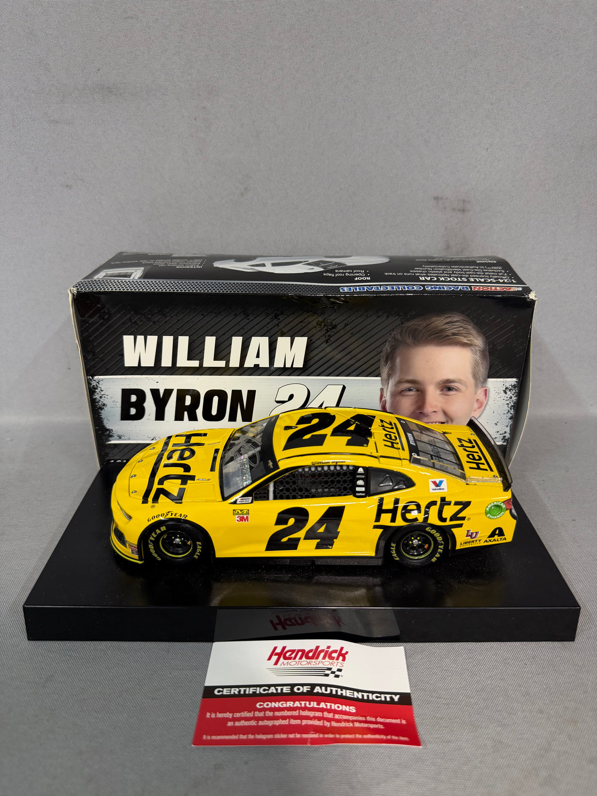 William Byron #24 2019 Hertz Nascar Autographed Diecast