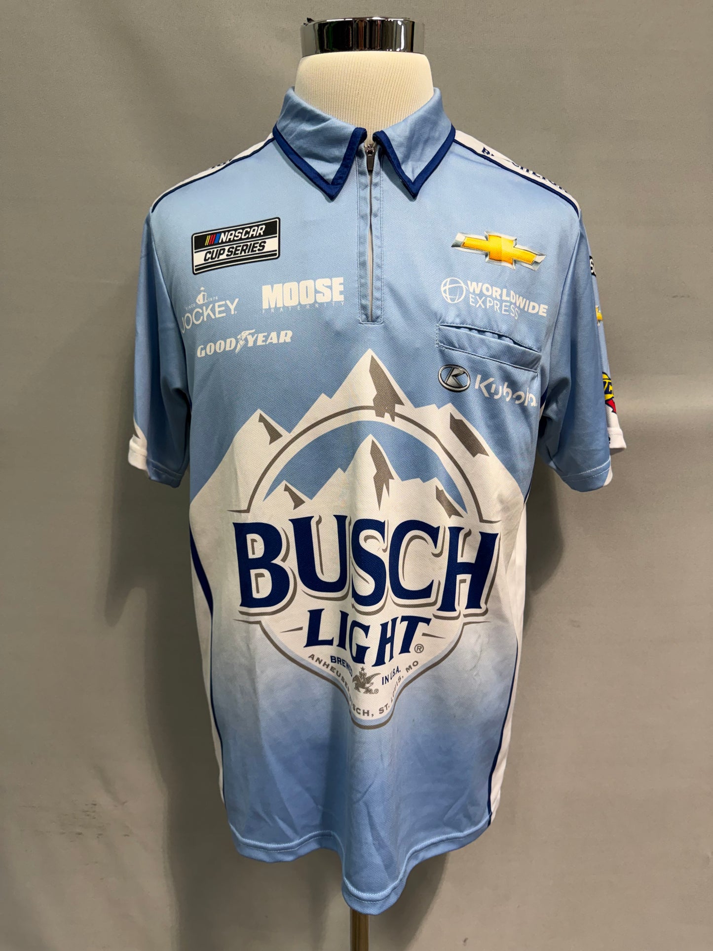 Ross Chastain #1 2024 Busch Light Nascar Crew Shirt Size Medium