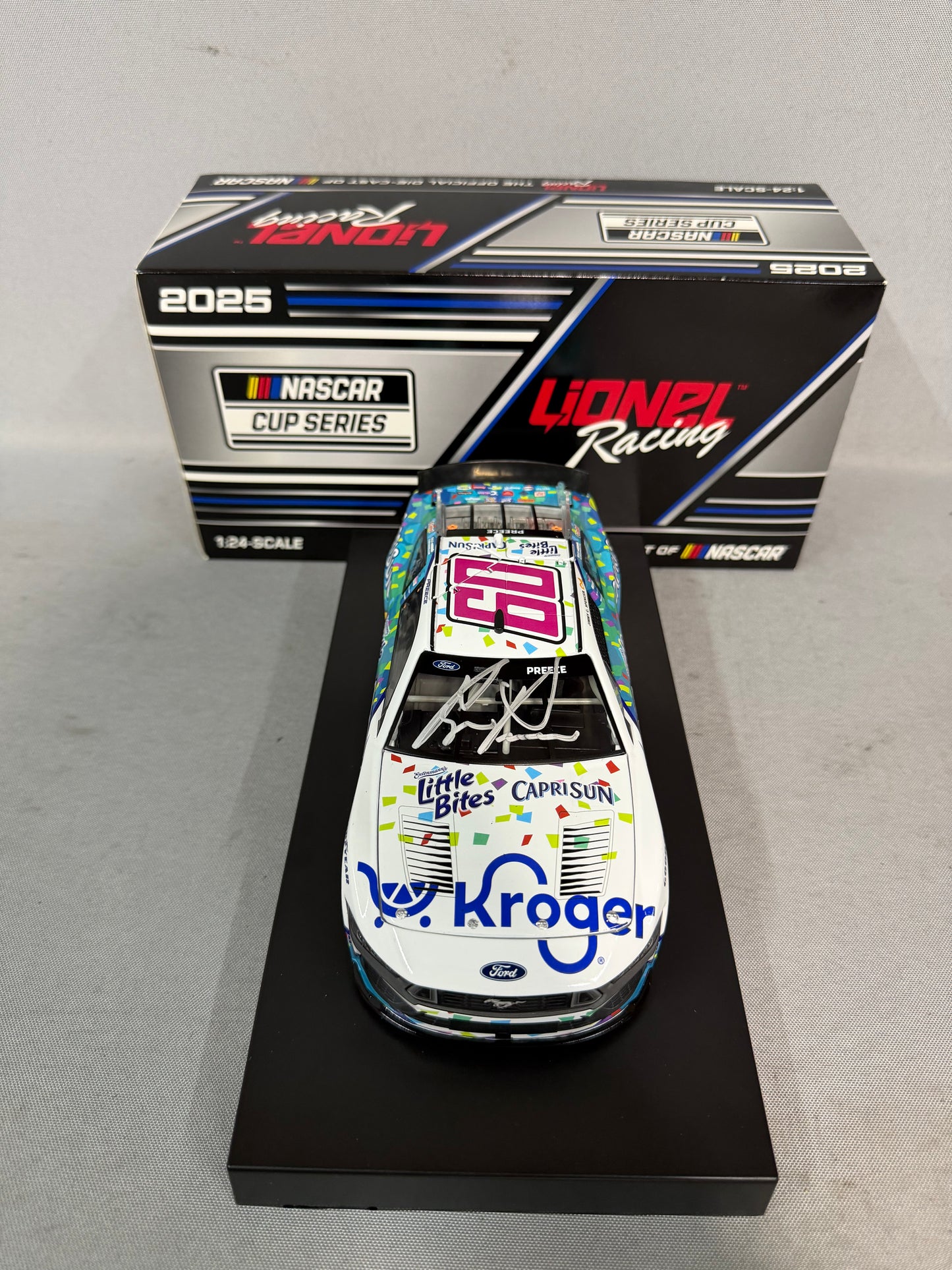 Ryan Preece #60 2025 Kroger Little Bites Capri Sun Nascar Autographed Diecast