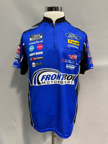 Zane Smith #38 2023 Front Row Motorsports Nascar Crew Shirt Size Medium