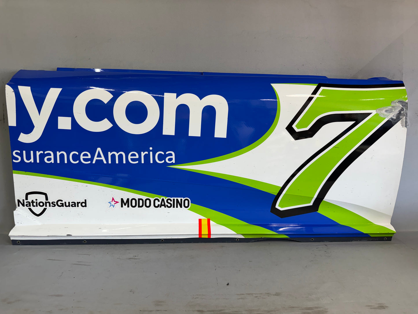 Daniel Suarez #7 2026 Atlanta 2 Freeway Insurance Nascar Door Panel