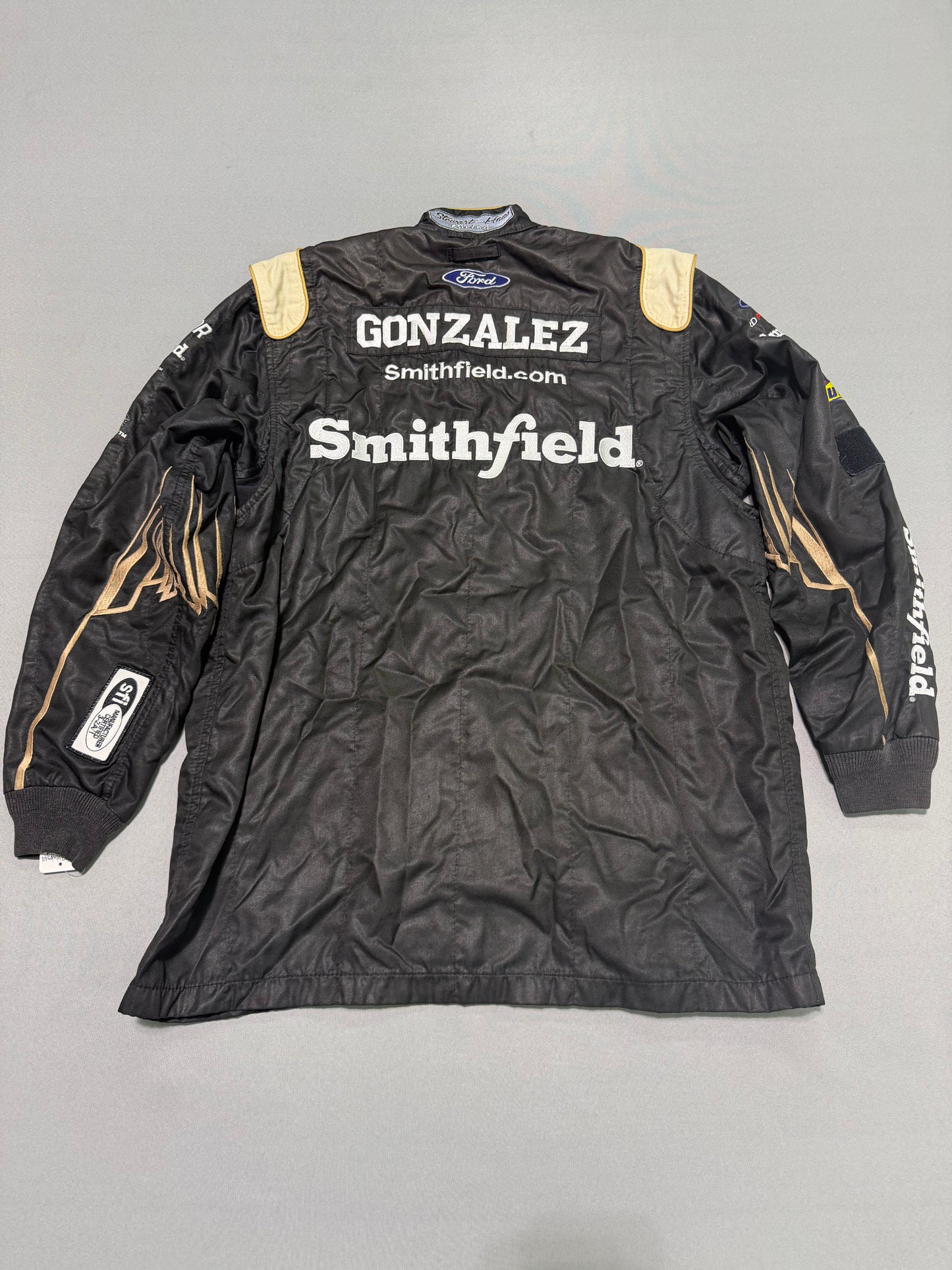 Aric Almirola #10 2019 Smithfield Nascar 2 Piece Crew Firesuit C-44 W-32 L-31