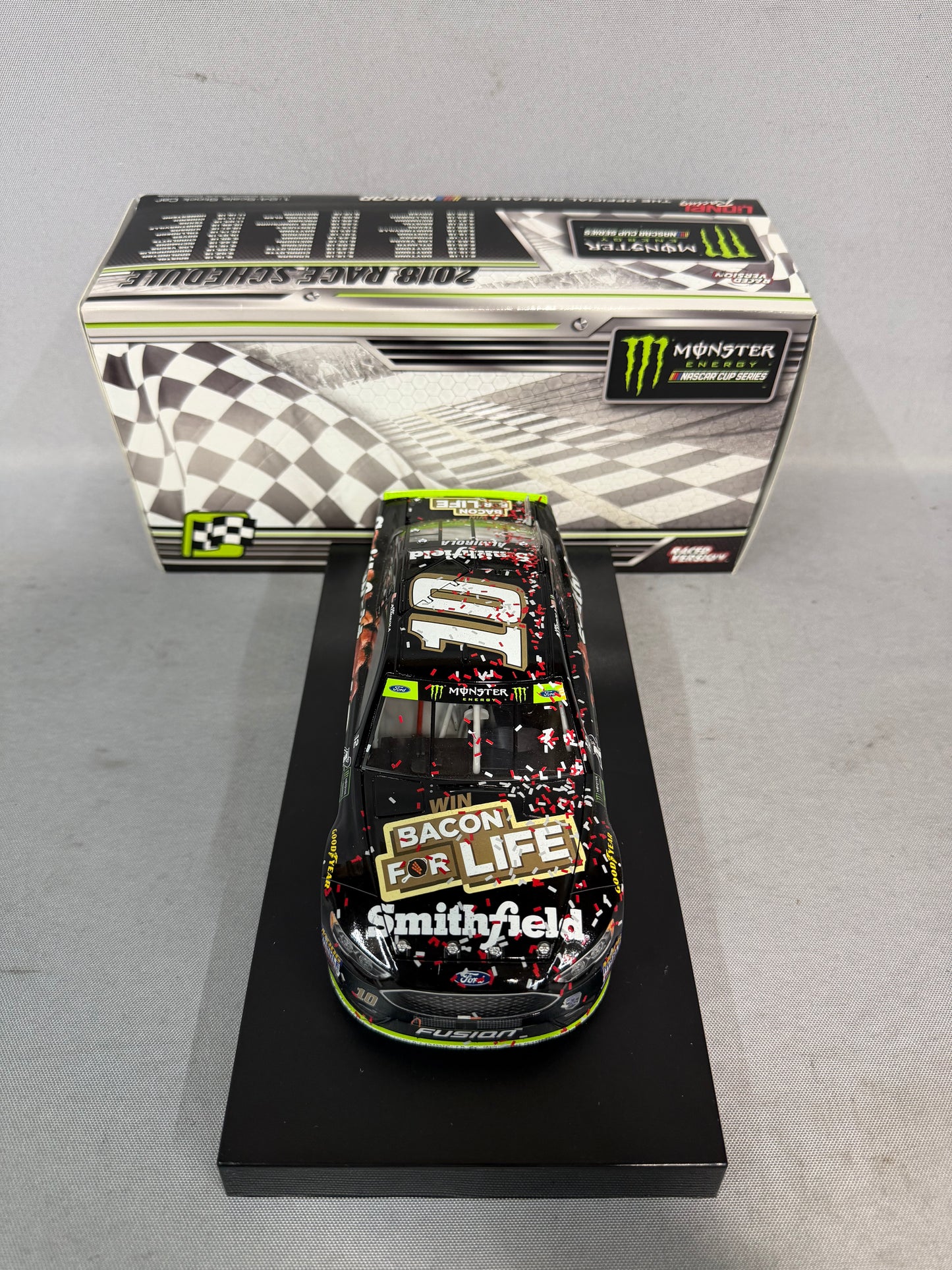 Aric Almirola #10 2018 Talladega Win Smithfield Bacon For Life Nascar Diecast