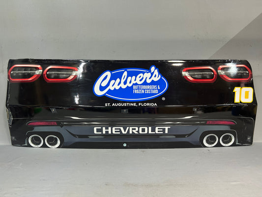Daniel Dye #10 2025 Daytona Martech Culver’s Nascar Rear Bumper