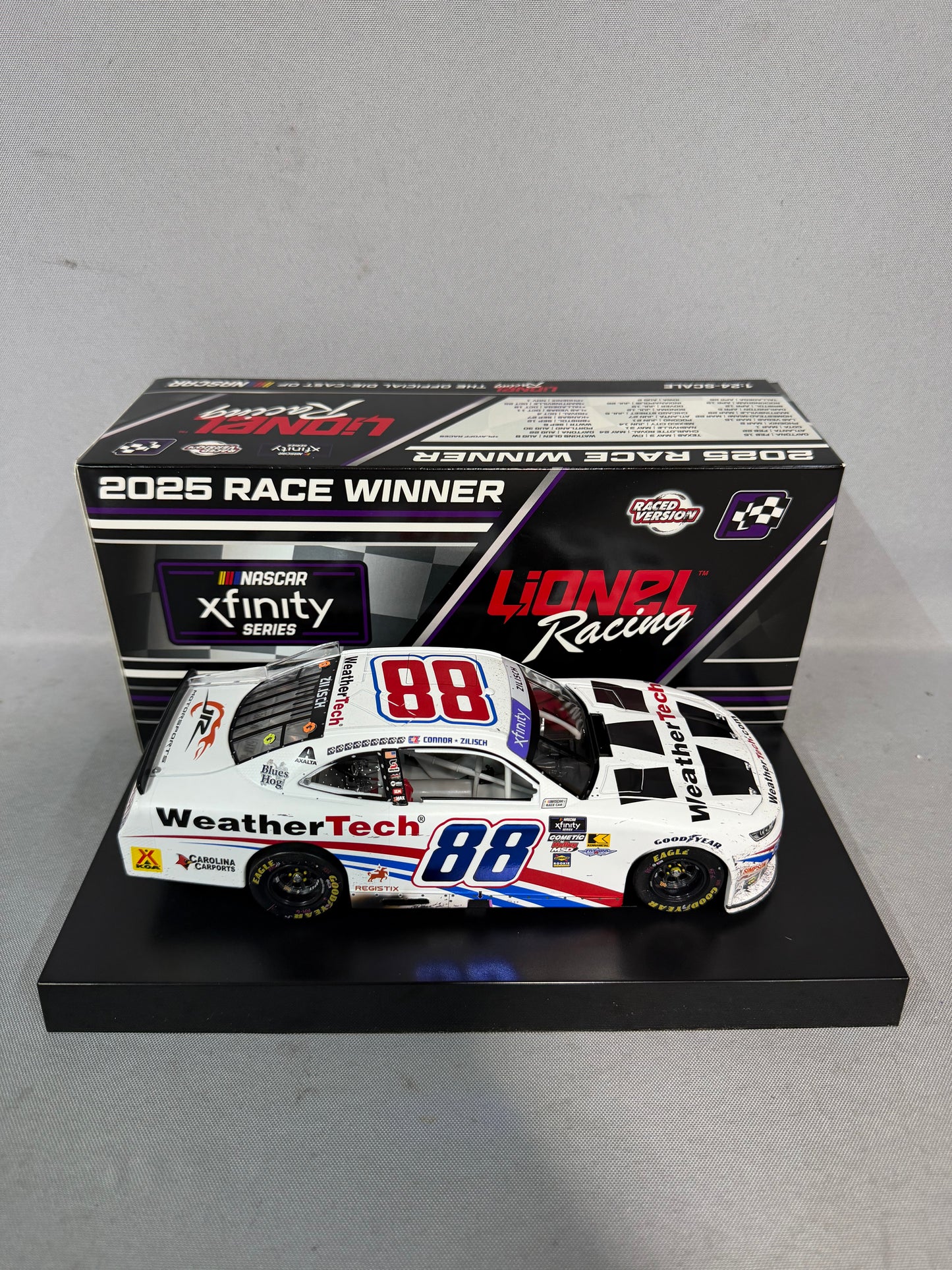 Connor Zilisch #88 2025 WWTR Gateway Win Weathertech Nascar Diecast