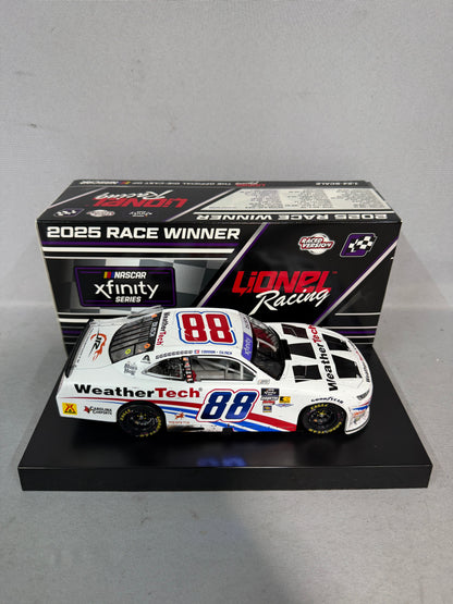 Connor Zilisch #88 2025 WWTR Gateway Win Weathertech Nascar Diecast