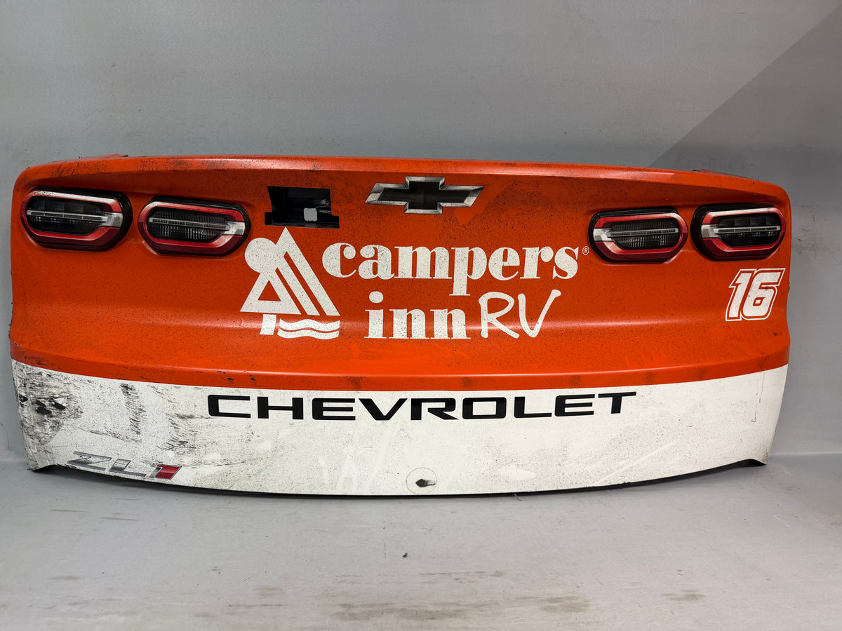 AJ Allmendinger #16 2026 New Hampshire Campers Inn RV Nascar Rear Bumper
