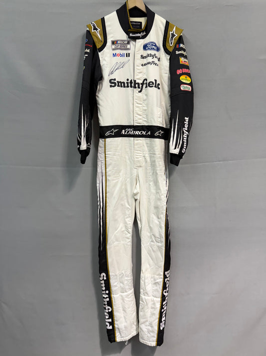 Aric Almirola #10 2020 Smithfield Nascar Autographed Driver Firesuit