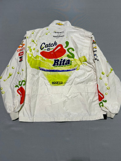 Corey Lajoie #7 2024 Chilis Catch A Rita Nascar 2 Piece Crew Firesuit C-50 W-36 L-31