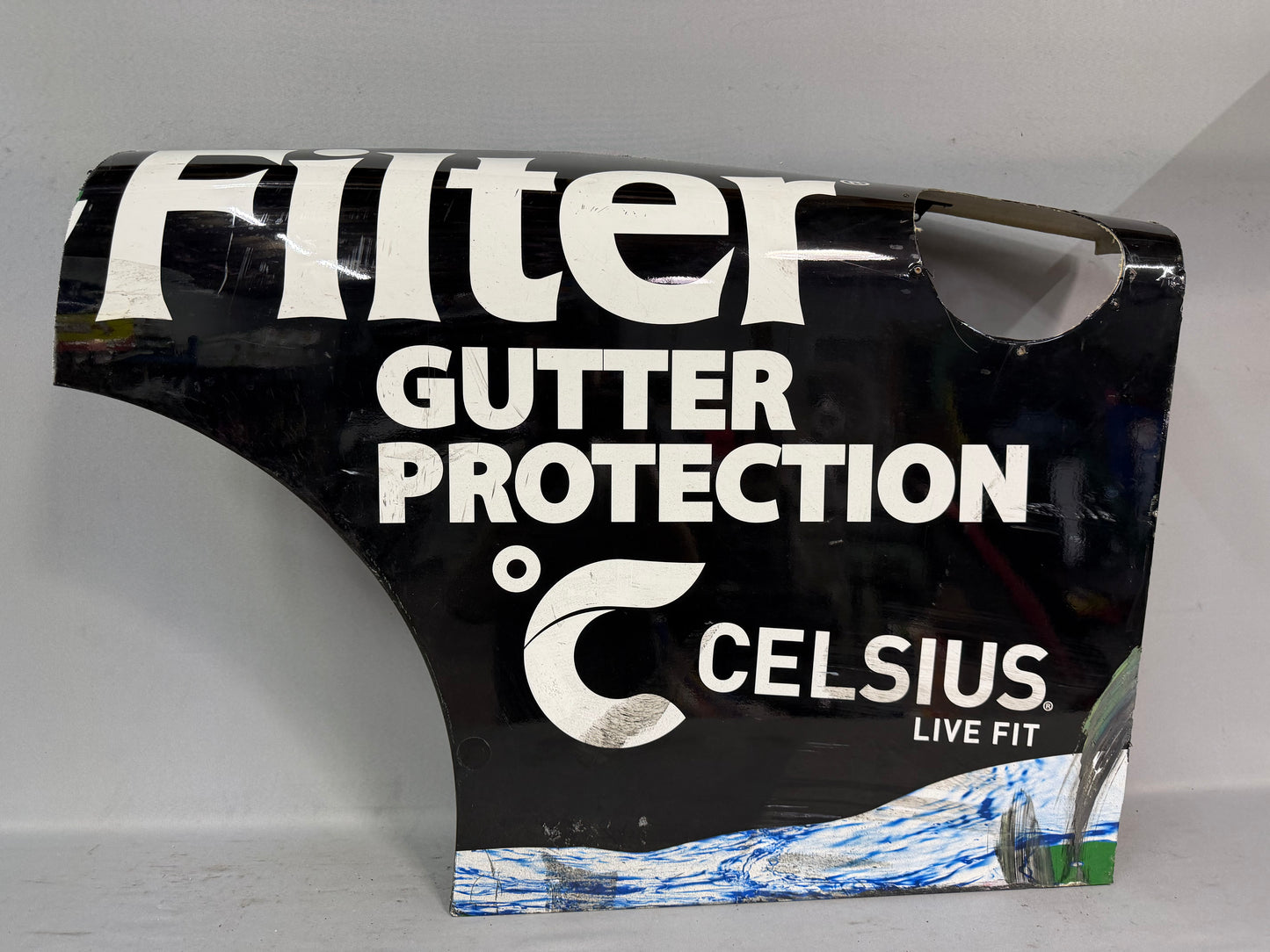 Christian Eckes #16 2025 Martinsville Leaf Filter Nascar Partial Quarter Panel
