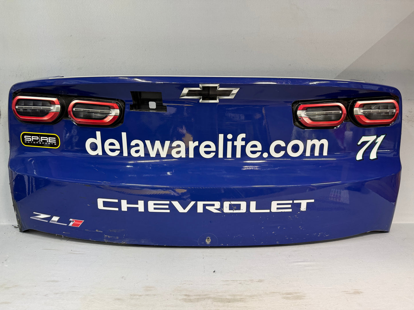 Michael McDowell #71 2026 Iowa Delaware Life Nascar Rear Bumper