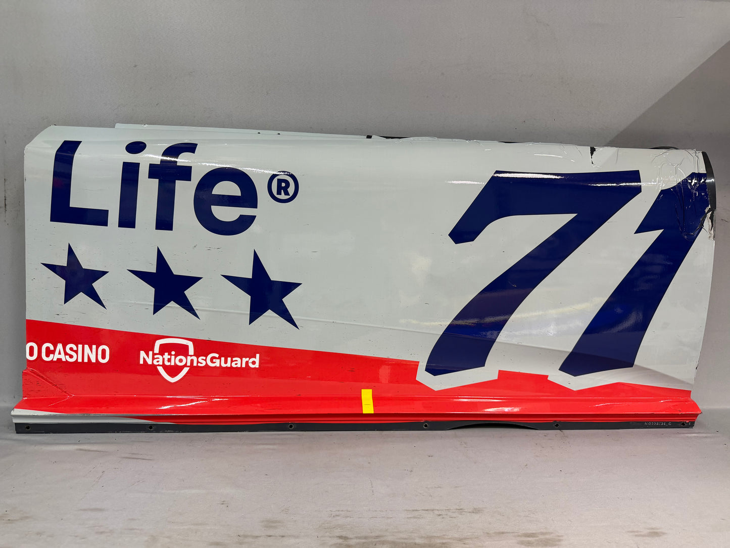 Michael McDowell #71 2026 Chicagoland Delaware Life Nascar Door Panel
