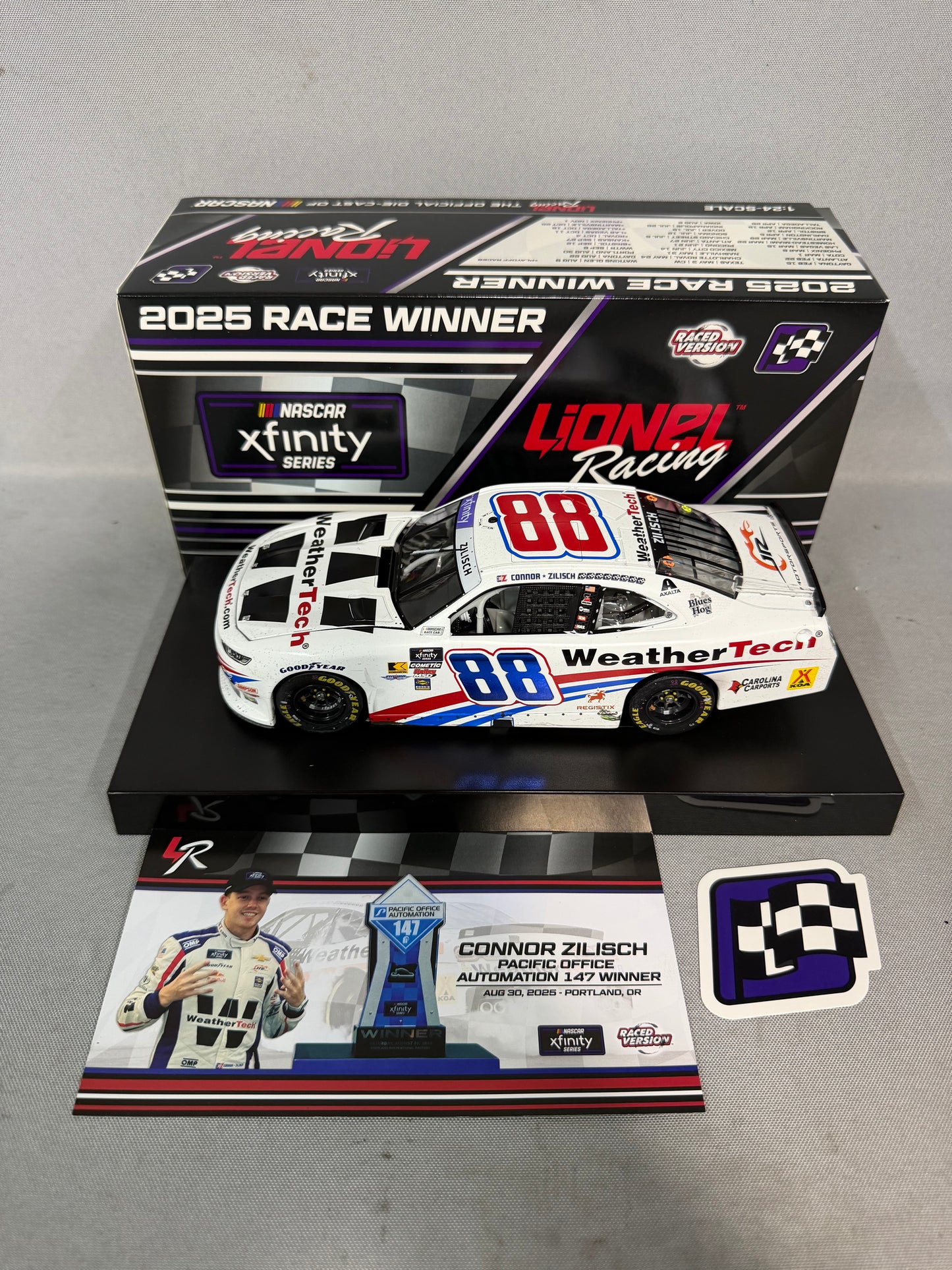Connor Zilisch #88 2025 Portland Win Weathertech Nascar Diecast