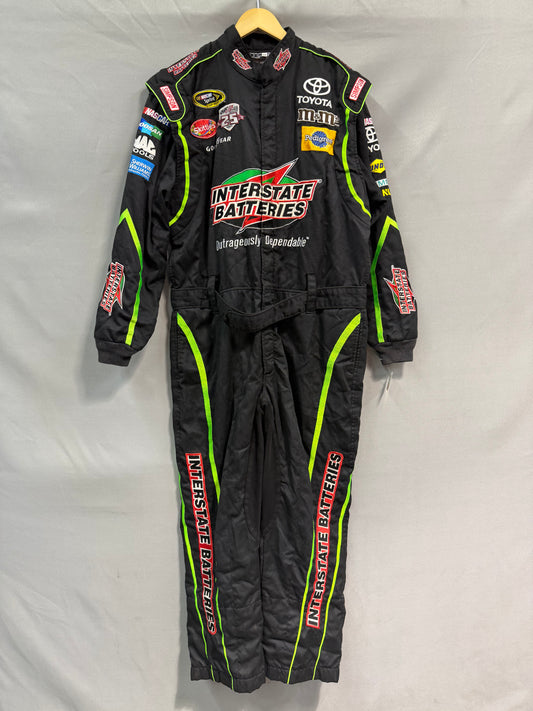 Kyle Busch #18 2016 Interstate Batteries Nascar Crew Firesuit C-54 W-42 L-29