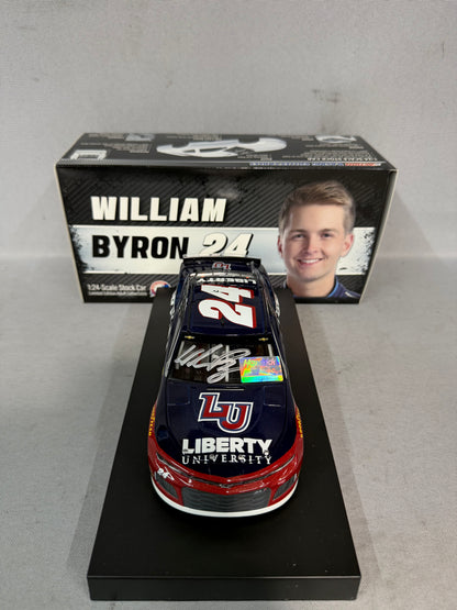 William Byron #24 2019 Liberty University Nascar Autographed Diecast