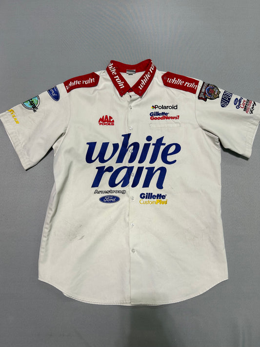 Dale Jarrett #32 1998 White Rain Nascar Crew Shirt and Pants