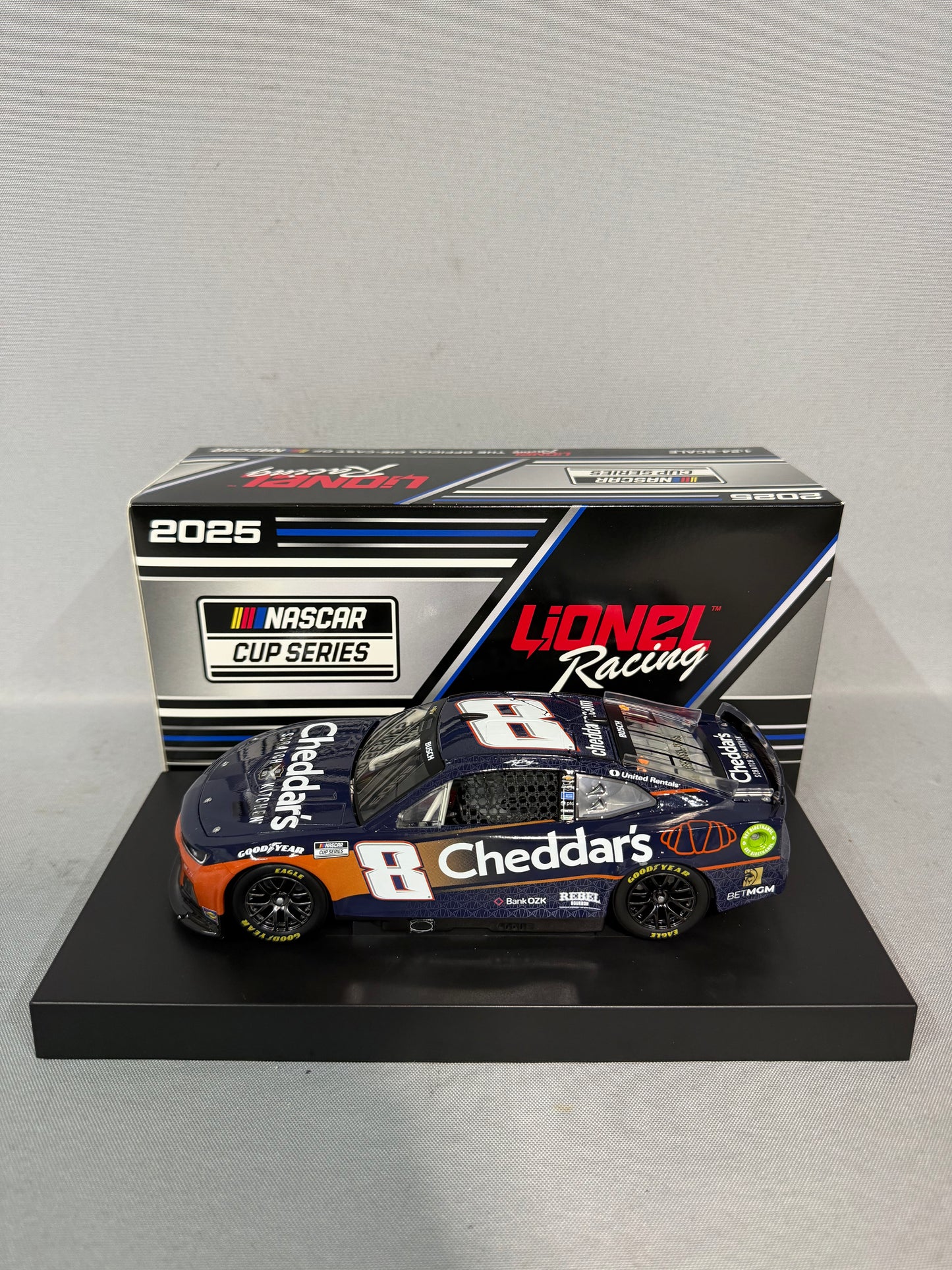 Kyle Busch #8 2025 Cheddars Blue Nascar Diecast