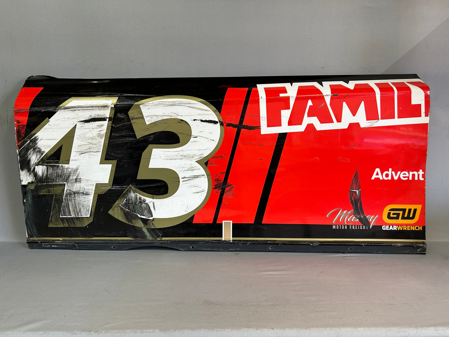 Erik Jones #43 2025 Bowman Gray Clash Family Dollar Nascar Door Panel