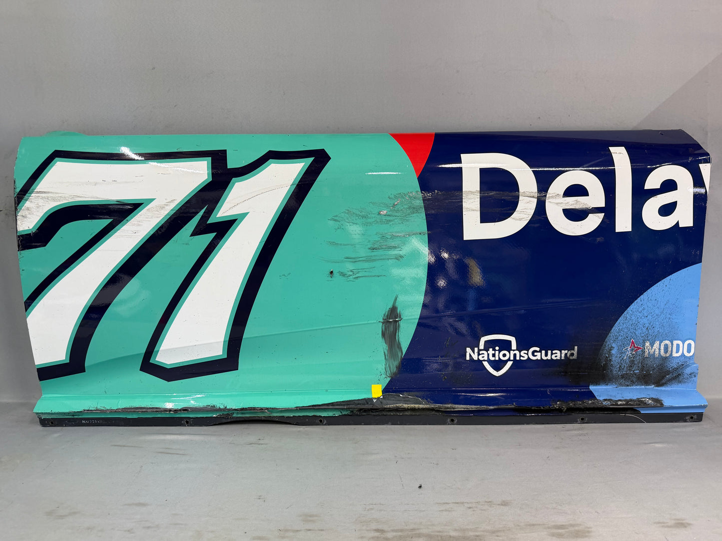 Michael McDowell #71 2026 Atlanta 2 Delaware Life Nascar Door Panel