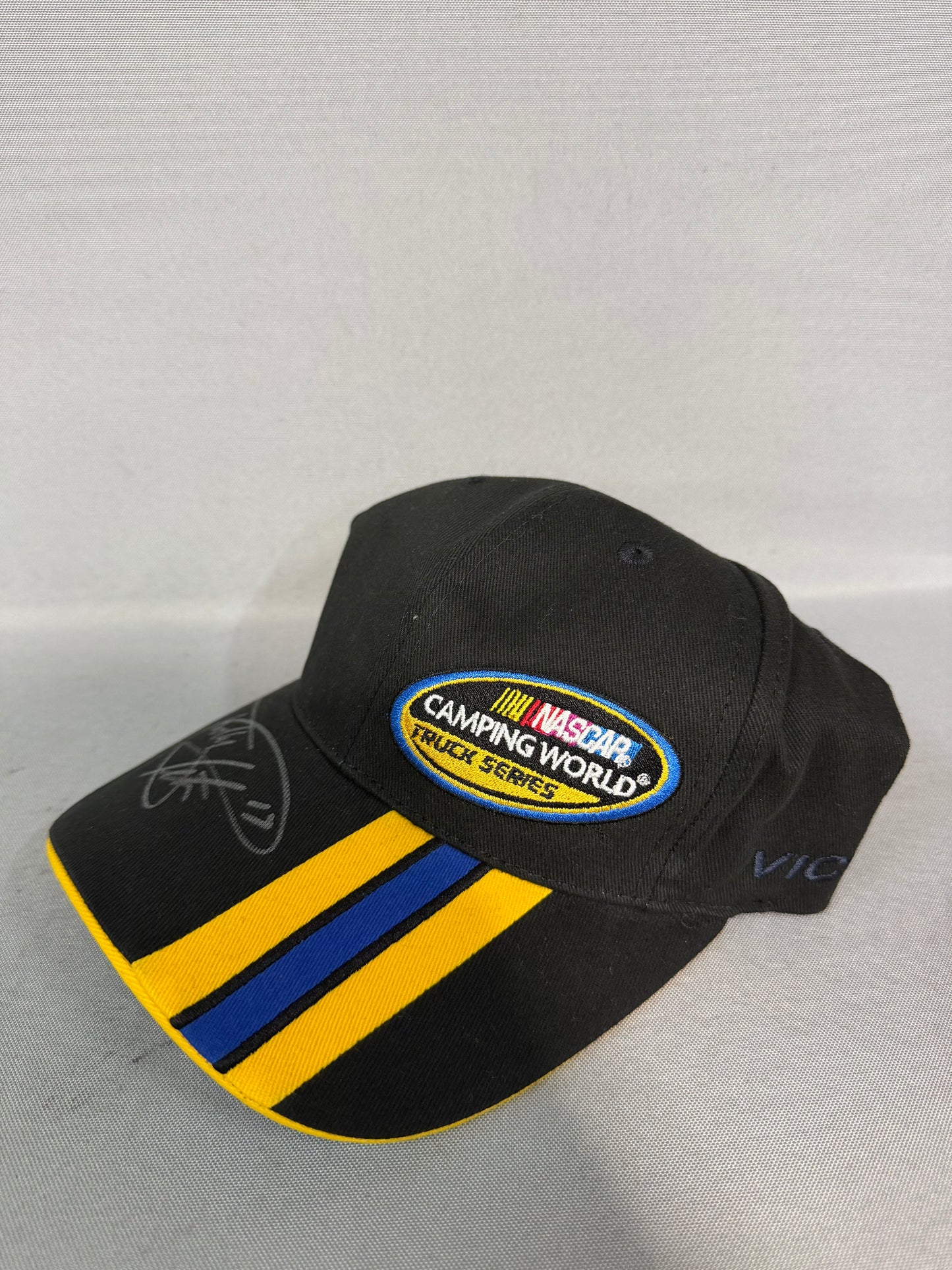 Timothy Peters #17 2013 Iowa Camping World Truck Series Nascar Autographed Victory Lane Hat