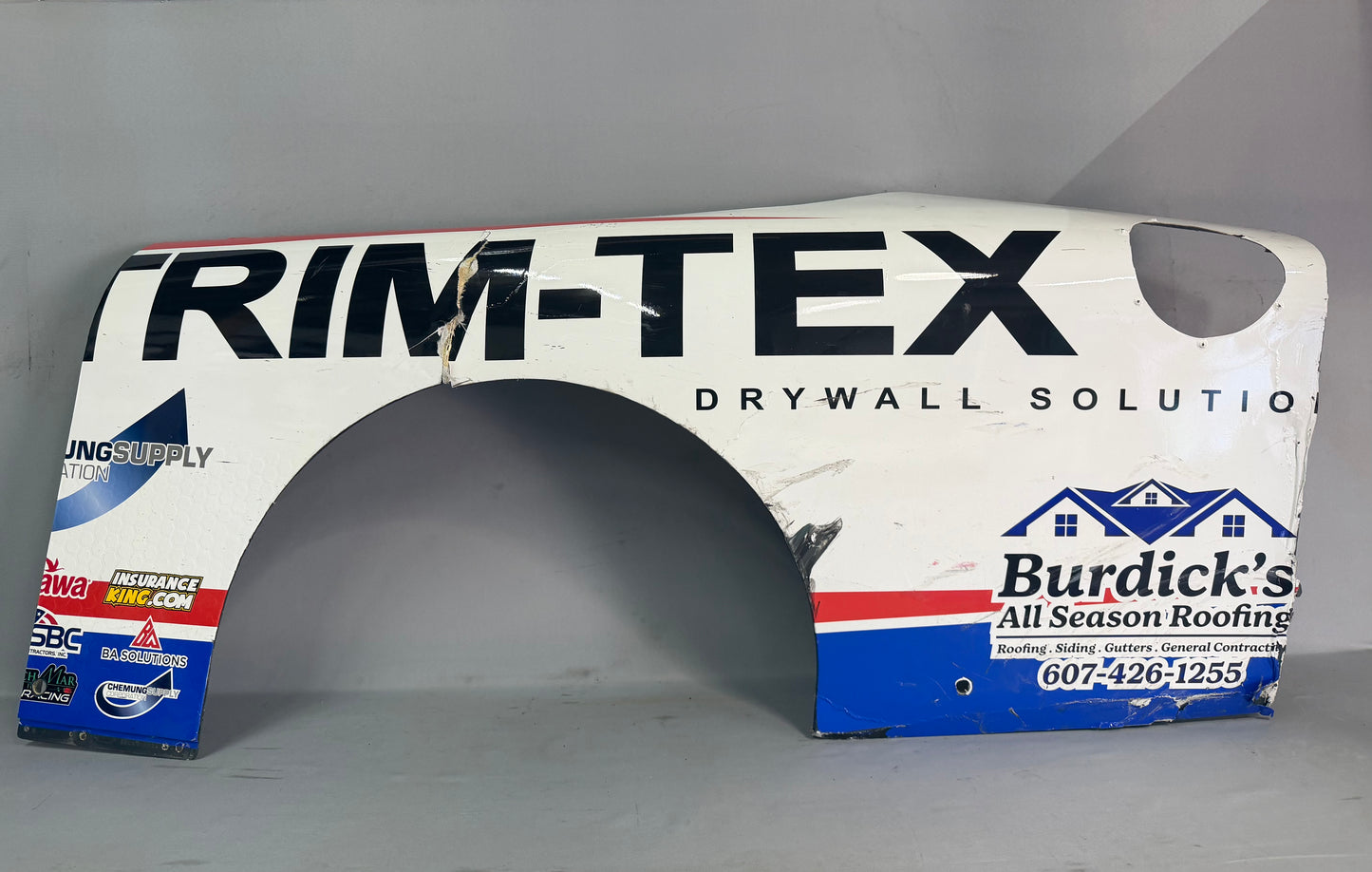 Josh Bilicki #91 2025 Watkins Glen Trim Tex Nascar Quarter Panel