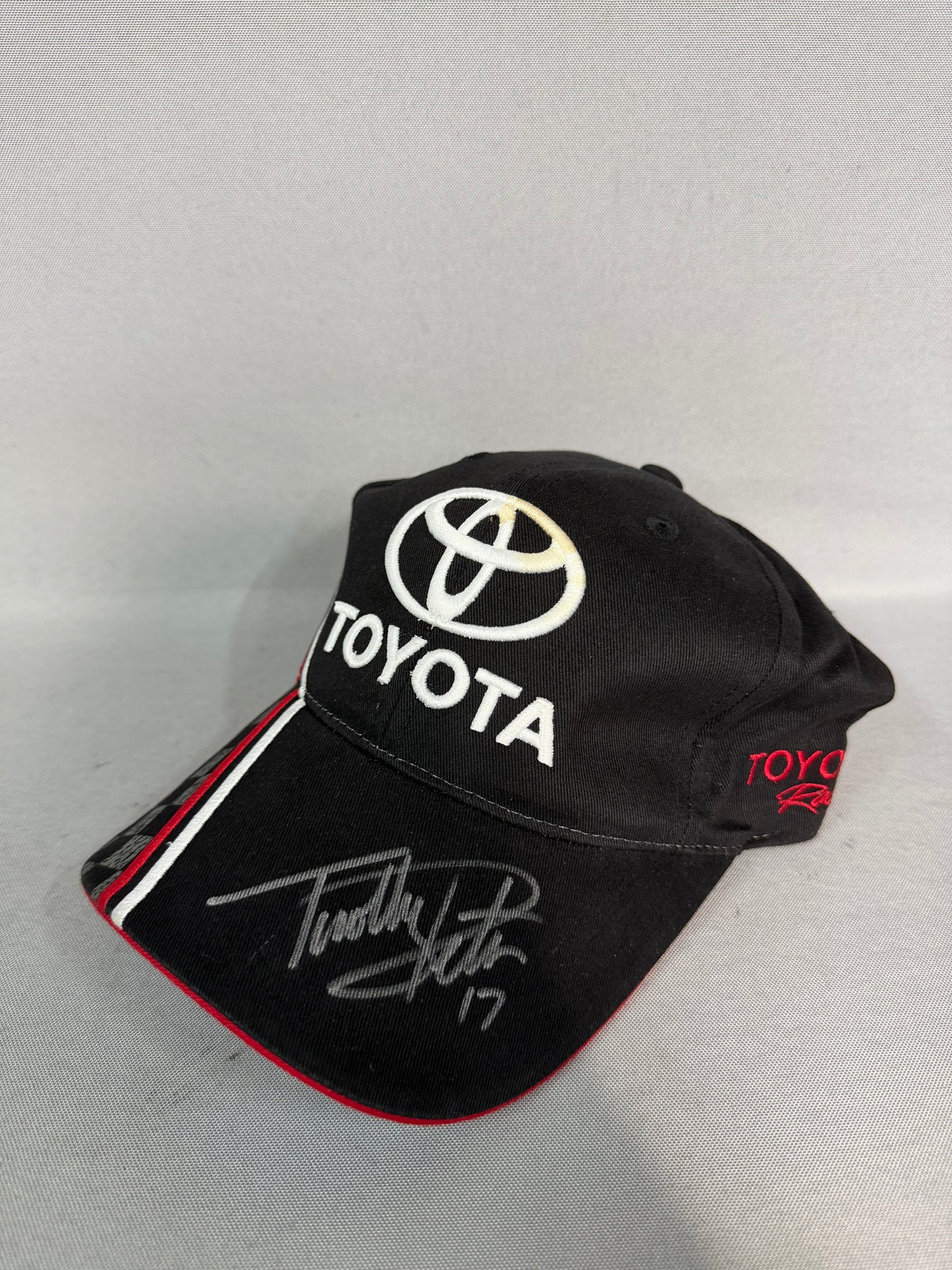 Timothy Peters #17 2010 Daytona Toyota Racing Nascar Autographed Victory Lane Hat
