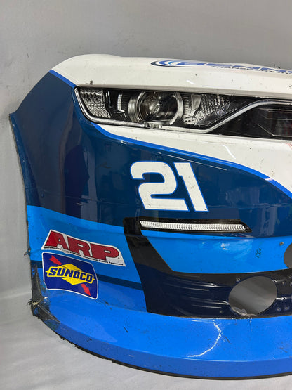 Austin Hill #21 2025 Mexico City Bennett Transportation Nascar Front Nose