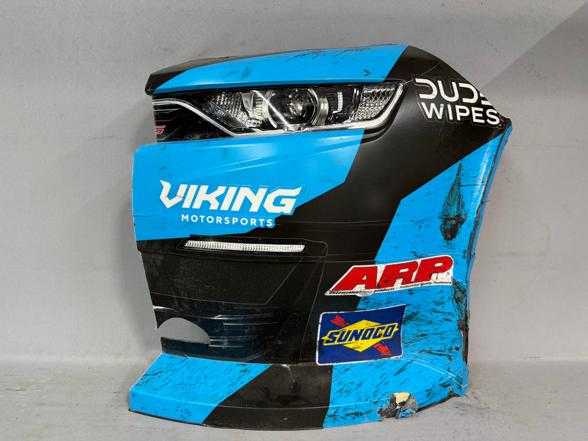 Anthony Alfredo #96 2026 Dover Dude Wipes Nascar Autographed Nose Corner