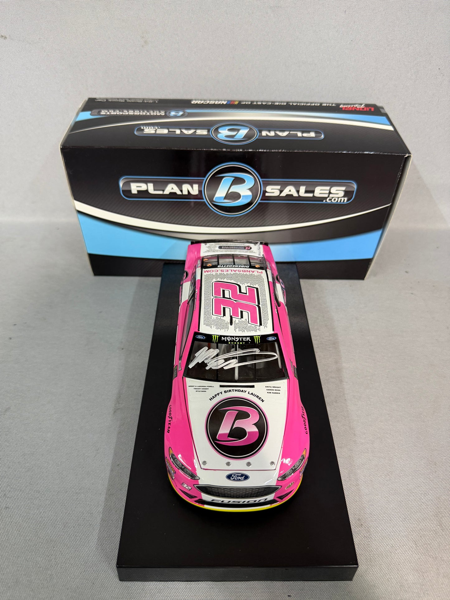 Matt Dibenedetto #32 2018 Plan B Sales Nascar Autographed Diecast