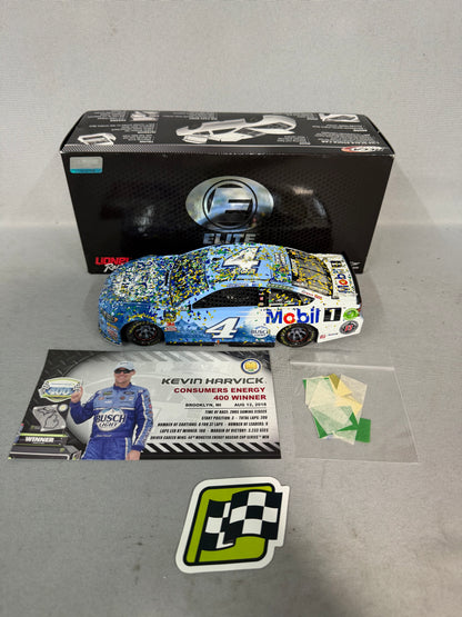 Kevin Harvick #4 2018 Michigan Win Busch Light Mobil 1 Elite Nascar Diecast