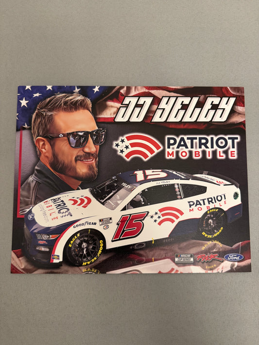 JJ Yeley #15 2023 Patriot Mobile Nascar Hero Card