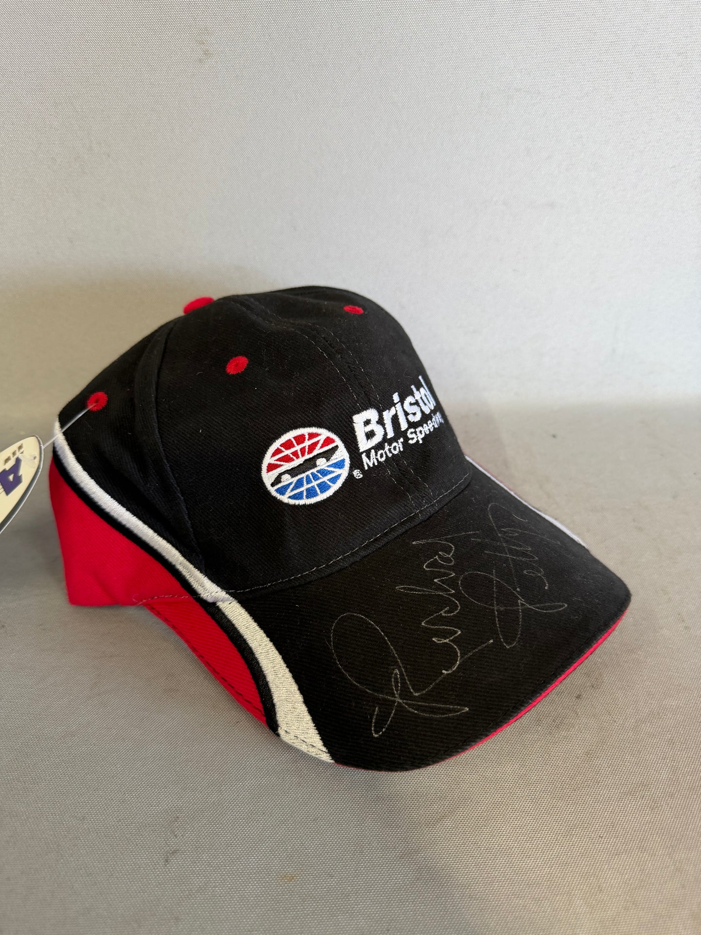 Bristol Motor Speedway Nascar Autographed Hat