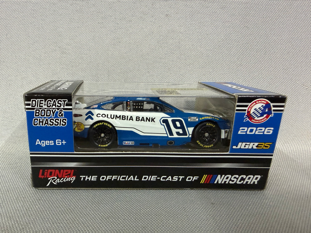 Chase Briscoe #19 2026 Columbia Bank Nascar 1/64 Diecast